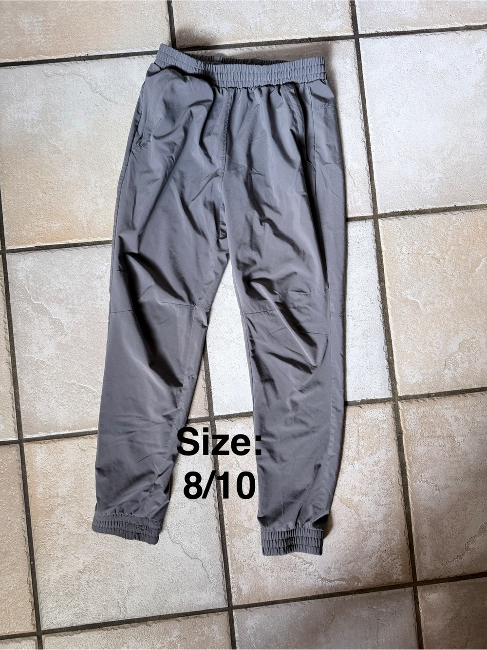 all in motion Gray Men's Lightweight Joggers with Elastic Cuffs